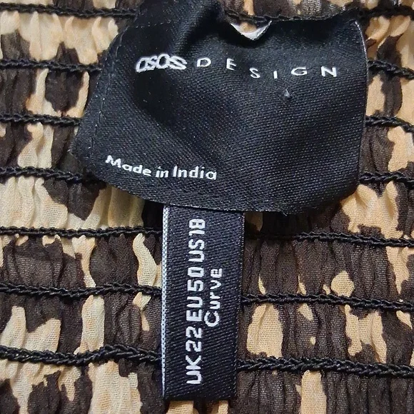 ASOS Leopard Print Maxi Dress EUC - Picture 9 of 14